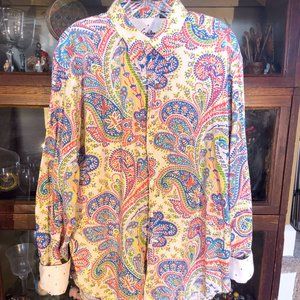 Robert Graham Paisley Shirt XL